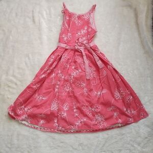 🎀 3/$20 George Pink w/ White Embroidery Girl's Size 10 Dress